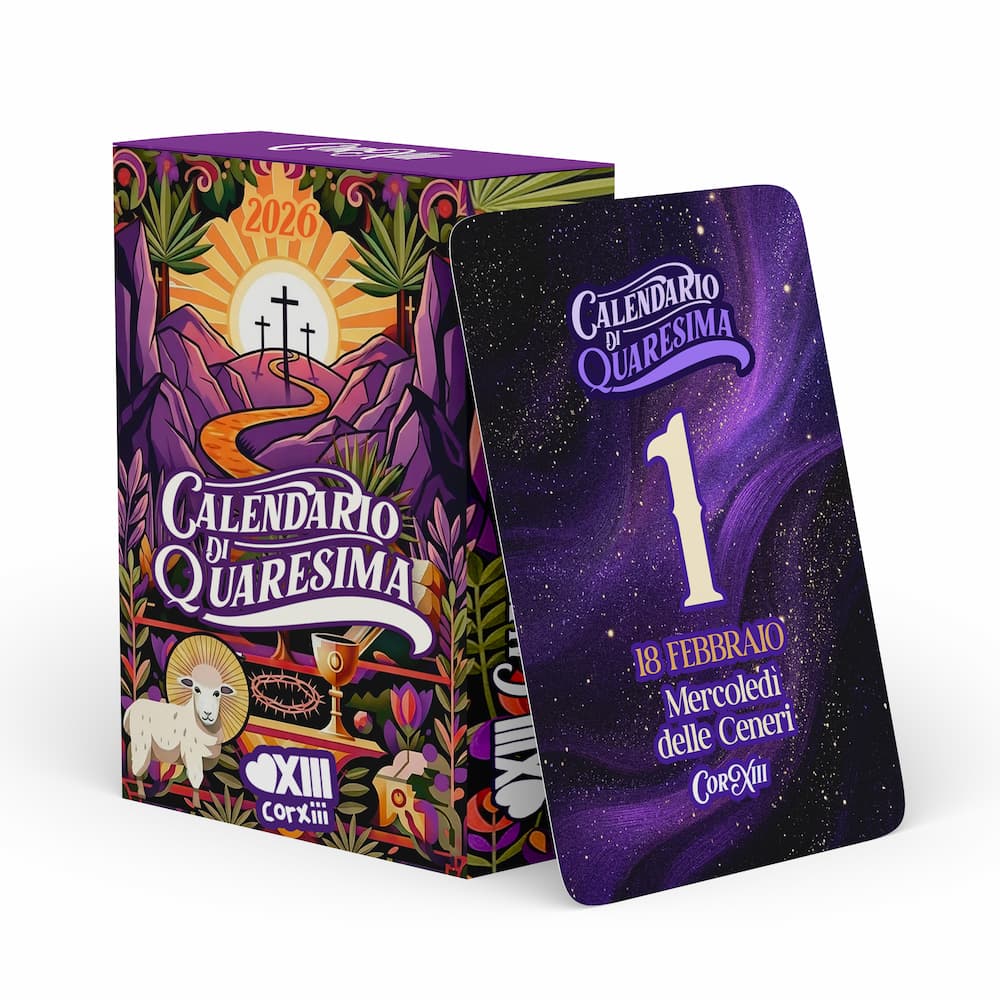Calendario di quaresima 2026 CorXiii