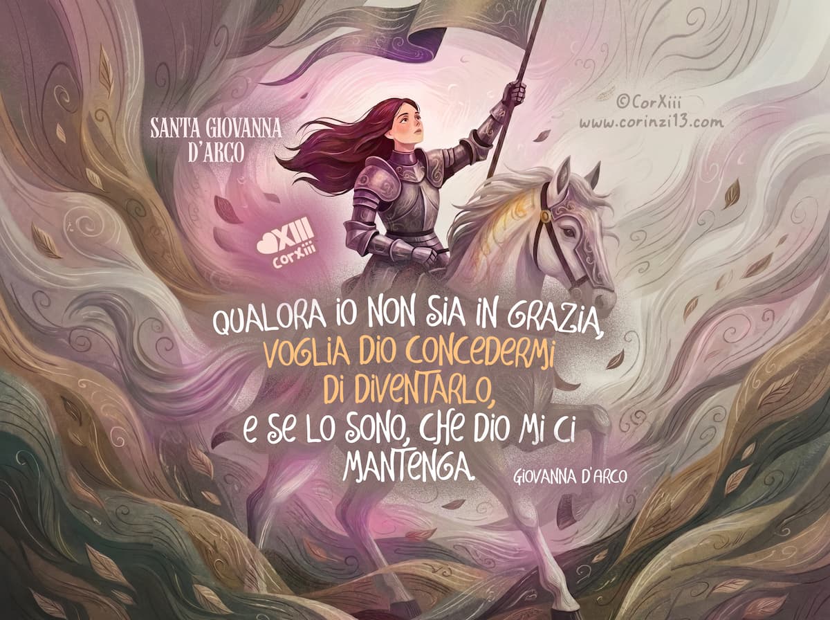 Santa Giovanna d'Arco Illustrazione CorXiii