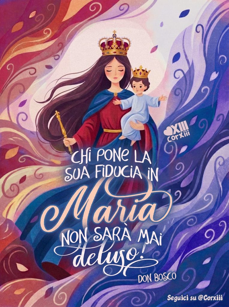 Illustrazione Maria Ausiliatrice