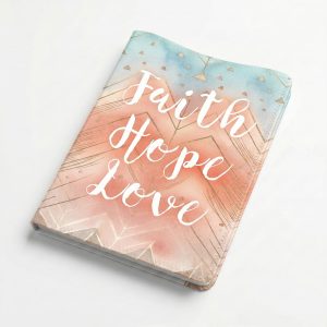 Copertina Quaderno Faith Hope Love