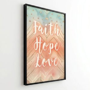 Poster Faith Hope Love